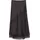 Satin-Rock Damen Braun 38
