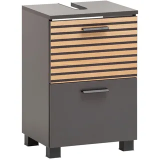 Schildmeyer Waschbeckenunterschrank Katta anthrazit B/H/T: ca. 40.2x60.8x35 cm,