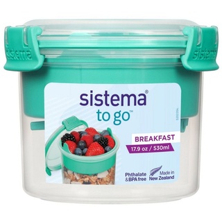 sistema Vorratsdose »Box Breakfast To Go 0.53 l - Farbwahl«, Kunststoff Lebensmittelsicher