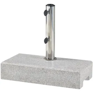 casa.pro Schirmständer Granit 45 x 22,5 x 9,5 cm Grau