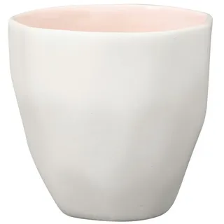 Greengate Espressotasse Elements Mini Latte Cup pale pink 0,13l, Steingut rosa