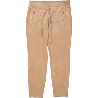 Cambio Damen Hose aus Kunstwildleder braun (38) - 38