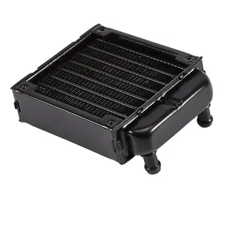 80mm Aluminium Radiator, Computer Wasserkühlung Kühlkörper Aluminium Heizkörper, Schnelle Wärmeabteilung Wärmetauscher für Computer CPU Kühlungssystem