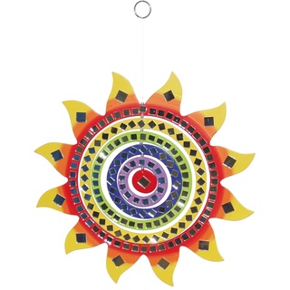 LAROOM 14014 – Anhänger Sonne Schutzhülle mit Spiegel 35 cm, Farbe Mehrfarbig