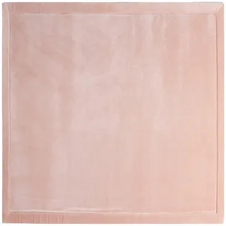 Little Olly Spielmatte Baby Quadratisch - Jip Rosa - 80x80cm | Plain - Krabbeldecke - Spielmatte - Children's room - Jungen - Mädchen