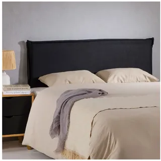 Idimex Kopfteil VINCEL 160 x 190 cm Schwarz