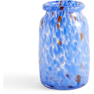 HAY - Splash Vase M, Ø 14,3 x H 22,2 cm, blue