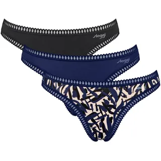 SLOGGI GO Crush String C3P 3 St. Blau XXL