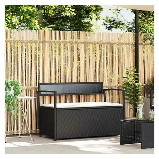 vidaXL Gartenbank 54 x 74 x 54 cm Schwarz