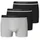 Boxershorts 3er Pack Schwarz Grau XL