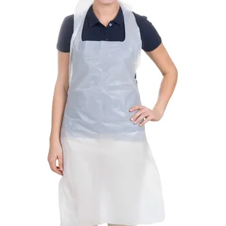Merrimen 405442 Einweg-Polyethylen-Schürze, Klar, 100 Stück