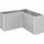 Belvedere Maxi L150 152 x 152 x 77 cm silber-metallic