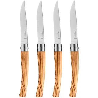Opinel Table Chic Messerset 10 cm 4-tlg. Olivenholz/Braun