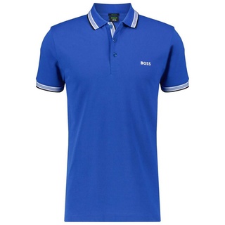 BOSS Poloshirt Herren Poloshirt PADDY (1-tlg) blau Lengelhorn