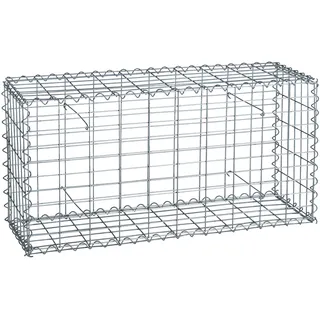 Estexo Gabione Steingabionen Steinkorb Wand Drahtkorb 30 cm 100x50x30cm)