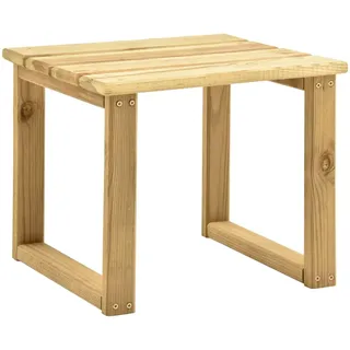 Makastle Gartentisch Wetterfest Holz Lounge Tisch Beistelltisch Kleine Balkon Garten Tisch Balkontisch Terrassentisch Kaffeetisch, 30x30x26 cm
