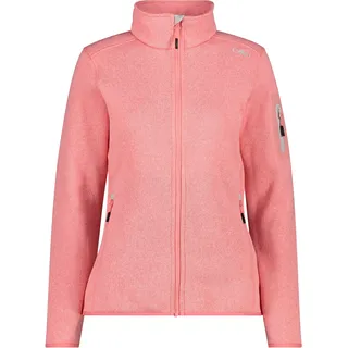 CMP Damen Jacke Fleecejacke Knit-Tech Meliert 3H14746-19CP 46 - Pesca-Gesso - 46