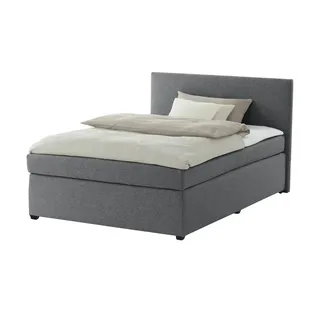Möbel Kraft Boxspringbett 147 x 104 cm H3 Grau