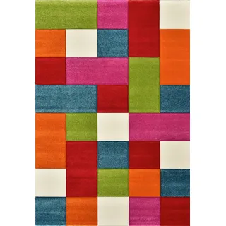 MERINOS Webteppich Diamond Kids Multicolor ca. 120x170cm
