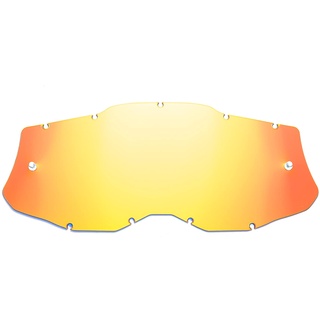 HZ Unisex – Erwachsene Seecle SE-41S274-HZ Ersatzglas orange verspiegelt kompatibel für Brille/Maske, 100% RACECRAFT 2 / STRATA 2 / ACCURI 2 / Mercury 2, durchsichtig, Einheitsgröße