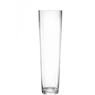 Leonardo Vase Konisch 70 cm Glas Transparent Klar