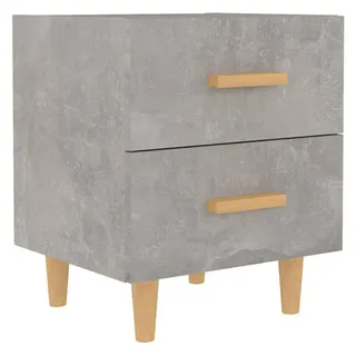 vidaXL Nachtschrank Betongrau 40 x 35 x 47,5 cm Grau
