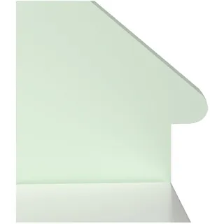 [en.casa] Spielzeugkiste Vipsali 56 x 60 x 33 cm 1-tlg. mintgrün/weiß
