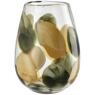Peill+Putzler Vase , grün , Glas  , Maße (cm): H: 21  Ø: 15