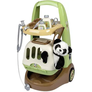 Smoby Kinder-Arztkoffer Tierarzt-Trolley mit Panda (31 x 32,1 x 55,2 cm)