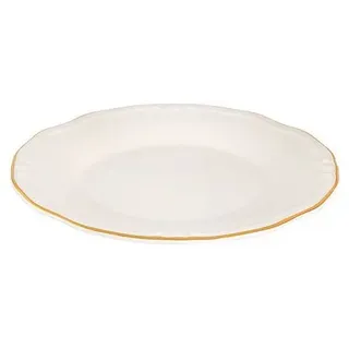 Hermia Concept Geschirr-Set Altin Yaldiz (24-tlg), 6 Personen, Porzellan, 24-teiliges Set goldfarben
