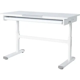 roba Kinderschreibtisch Smart Grow 110 x 60 cm Holz lackiert weiß