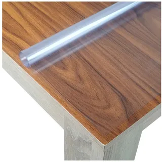 DecoHomeTextil Heimtextilmanufaktur Tischdecke Transparente Folie Schutzfolie abwaschbar 0,3 mm Eckig 85 cm x 50 cm