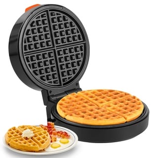 HIYAA Waffle Iron 1500 Watt Waffle Maker, Panini Grill, Waffle Toaster, Electric Grill, Cool Touch Technology, Non-Stick Coating, Continuously Adjustable Degree of Browning