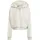 3-Streifen French Terry Quarter-Zip Hoodie Wonder Alumina White XS