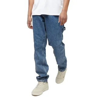 Karl Kani Herren Jeans Retro Tapered Workwear Denim Vintage Indigo - S