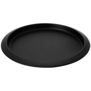Spetebo Metall Kerzentablett schwarz - 35 cm - Deko Schale Blumen Teller Kerzen Servier Geschenk Tablett