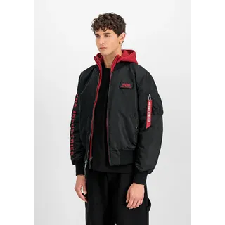 Alpha Industries MA-1 D-Tec SE Jacke Black/Red S 