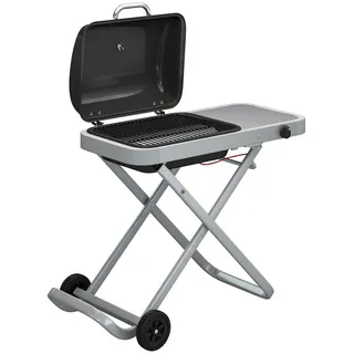 Outsunny Tragbarer Gasgrill 1-Brenner schwarz