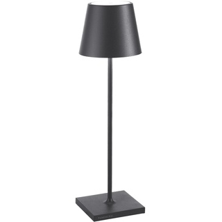 ZAFFERANO LED-Tischlampe POLDINA PRO 38 cm Dark grey