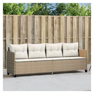 vidaXL Sonnenliege 200 x 58 x 37 cm Beige