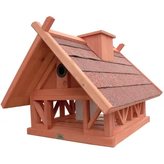 HABAU Vogelhaus / Futterhaus Habau Island mit Silo und Ständer