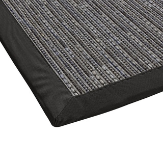 BODENMEISTER Sisal-Optik In- und Outdoor-Teppich Flachgewebe modern hochwertige Bordüre, verschiedene Farben und Größen, Variante: anthrazit grau, 80x150