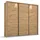 211 x 233 x 68 cm Braun/Beige