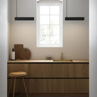 Nordlux Beau 1-flg. 50 cm schwarz Metall