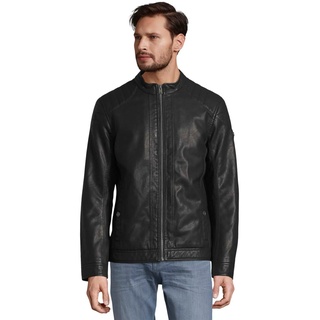 Lederimitatjacke TOM TAILOR Gr. XXXL, schwarz Herren Jacken Übergangsjacken