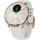 38 mm perl weiß/rosegold, Sport Fluorelastomer-Armband weiß/rosegold