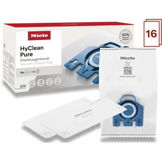 Miele Staubsaugerbeutel Miele Original Zubehör -XXL-Pack Staubsaugerbeutel GN HyClean Pure 2.0, passend für Miele, 16 St. weiß