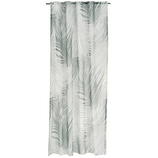 Rasch Home Schlaufenbandschal Tahiti  (140 x 255 cm, 100 % Polyester, Grau/Grün)