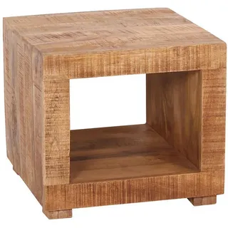 Möbilia Titlis Mangoholz 50 x 50 x 50 cm