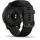 45 mm Silikonarmband schwarz/schiefer